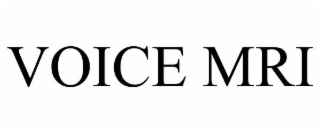 voice mri
