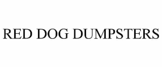 red dog dumpsters