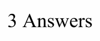 3 answers
