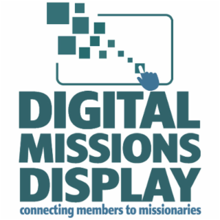 digital missions display connecting members to missionaries