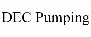 dec pumping