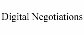 digital negotiations