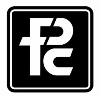 the letters fpc in stylized format