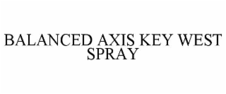 balanced axis key west spray