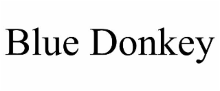 blue donkey