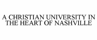 a christian university in the heart of nashville