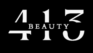 the word "beauty" and the number "413"