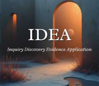 inquiry, discovery, evidence, application (idea)