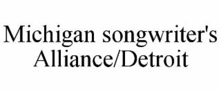 michigan songwriter's alliance/detroit
