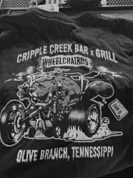 cripple  creek bar x grill wheelchairos olive branch, tennessippi mississippi desoto dam u