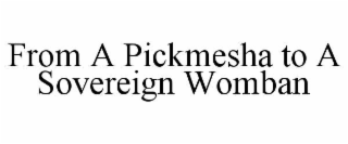 from a pickmesha to a sovereign womban