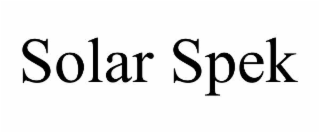 solar spek