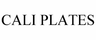 cali plates