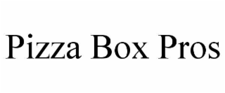 pizza box pros
