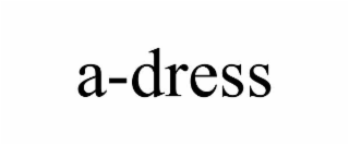 a-dress