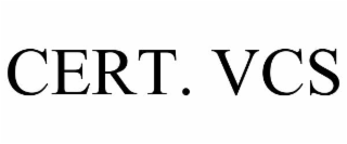 cert. vcs