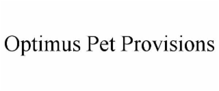 optimus pet provisions