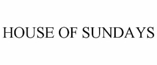 house of sundays