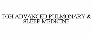 tgh advanced pulmonary & sleep medicine