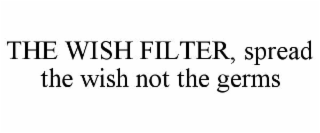 the wish filter, spread the wish not the germs