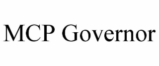 mcp governor