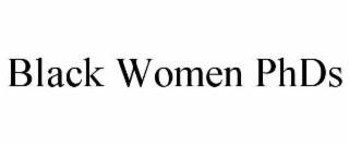 black women phds