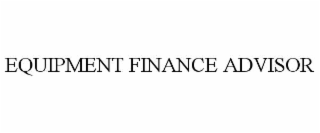equipment finance advisor