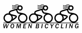 women bicycling