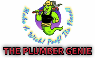 make a wish! poof! it’s fixed! the plumber genie