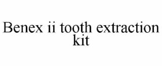 benex ii tooth extraction kit