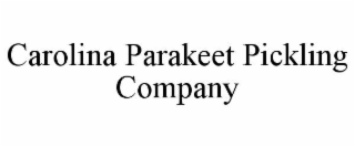 carolina parakeet pickling company