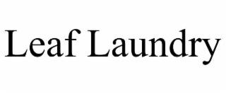 leaf laundry