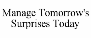 manage tomorrow's surprises today