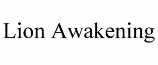 lion awakening