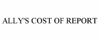 ally's cost of report