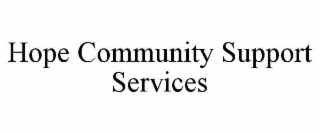 hope community support services