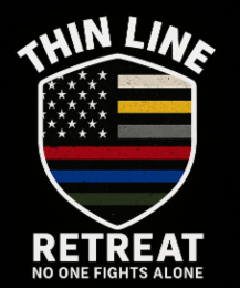 thin line retreat no one fights alone