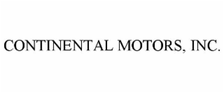 continental motors, inc.