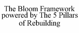 the bloom framework powered by the 5 pillars of rebuilding