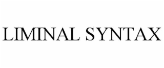 liminal syntax