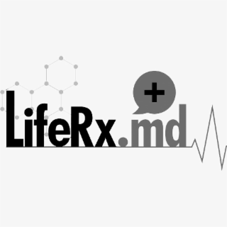 the mark consists of the text "liferx.md" accompanied by graphical elements. the text is presented in a bold, sans-serif font with "liferx" in one tone and ".md" in a contrasting tone. to the left of "liferx", there's a partial hexagonal molecular structu