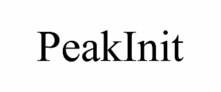 peakinit