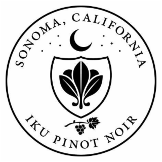 iku pinot noir sonoma, california