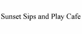 sunset sips and play cafe
