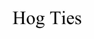 hog ties