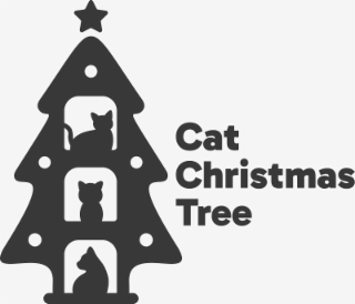 cat christmas tree