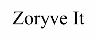 zoryve it