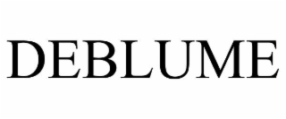 deblume
