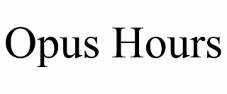 opus hours