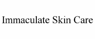 immaculate skin care